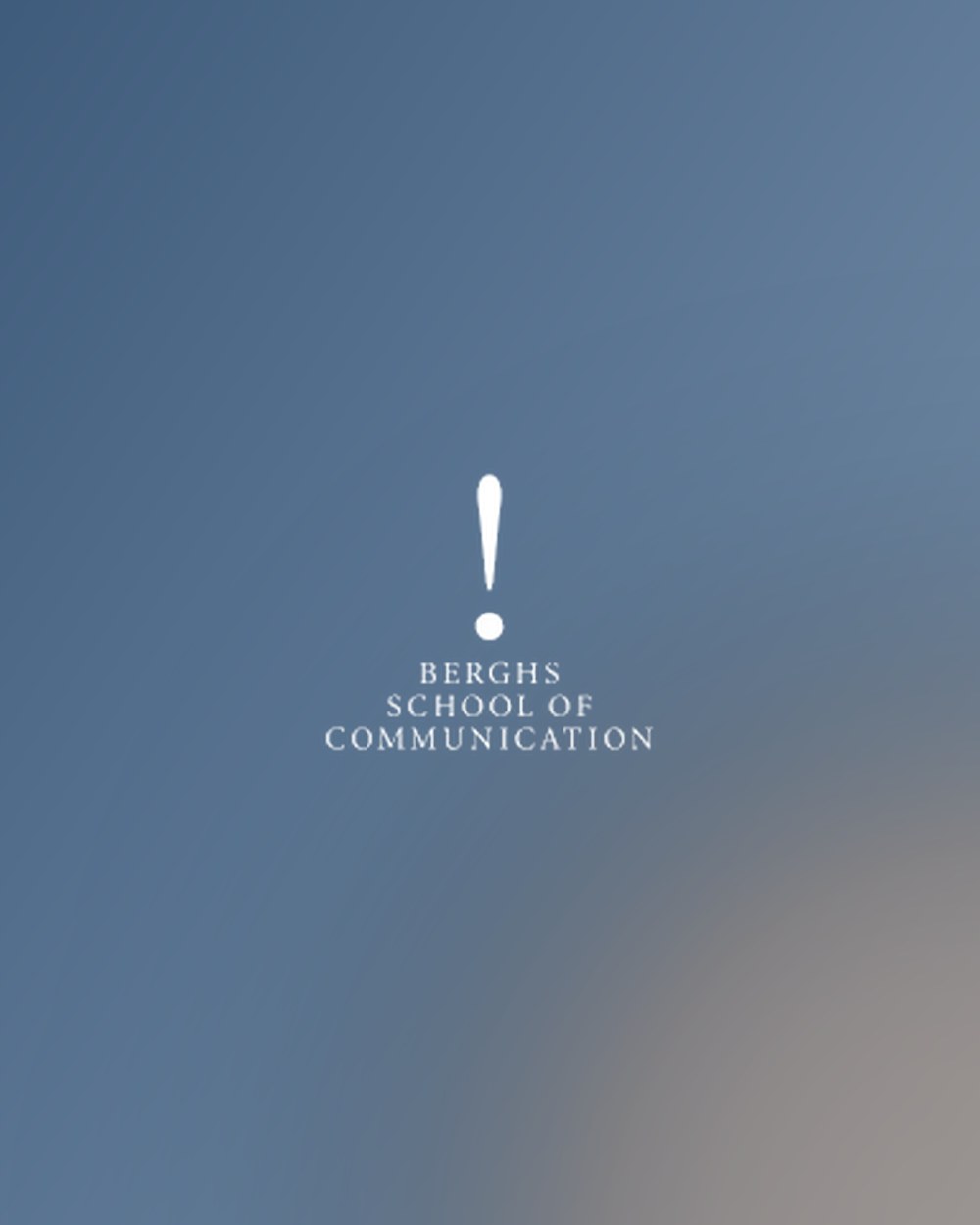 Berghs School of Communication logotype, the Stockholm communication school that issues digital diplomas and course certificates with TRUE