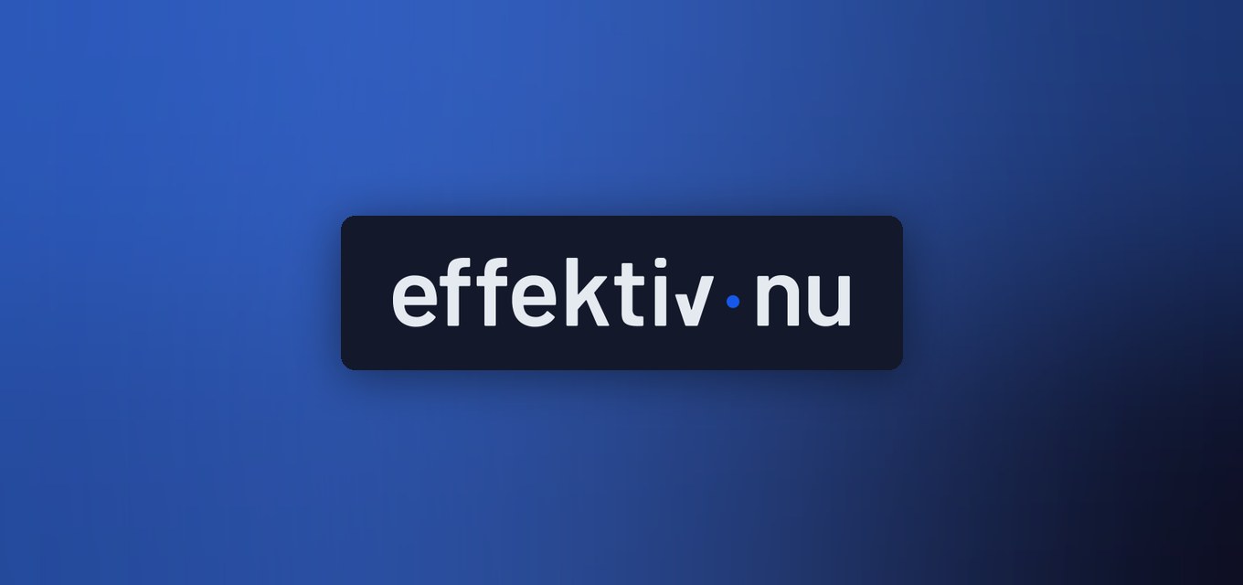 Effektiv Nu logotype, the Swedish training company issuing digital diplomas to course participants with TRUE