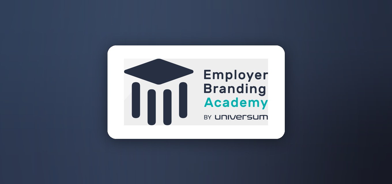 Employer Branding Academy by Universums logotyp, certifieringskursen som utfärdar diplom med TRUE