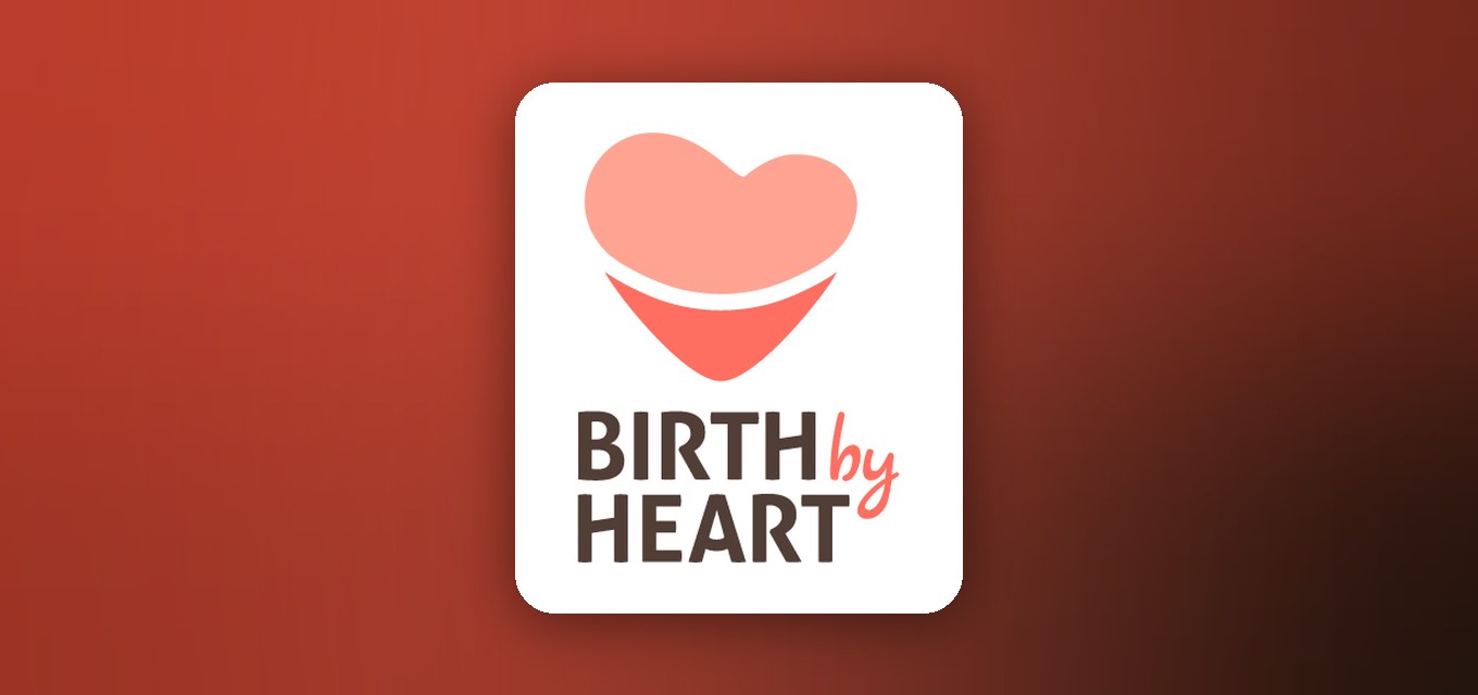 Birth by Heart logotype for the Föda Utan Rädsla method, which issues course diplomas with TRUE