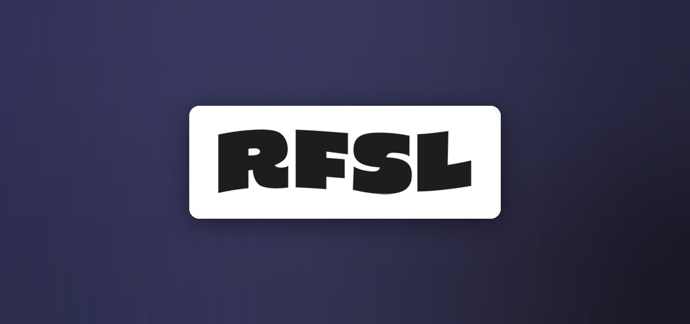 RFSL:s logotyp, organisationen vars utbildningsdel RFSL Utbildning utfärdar hbtqi-certifieringar med TRUE