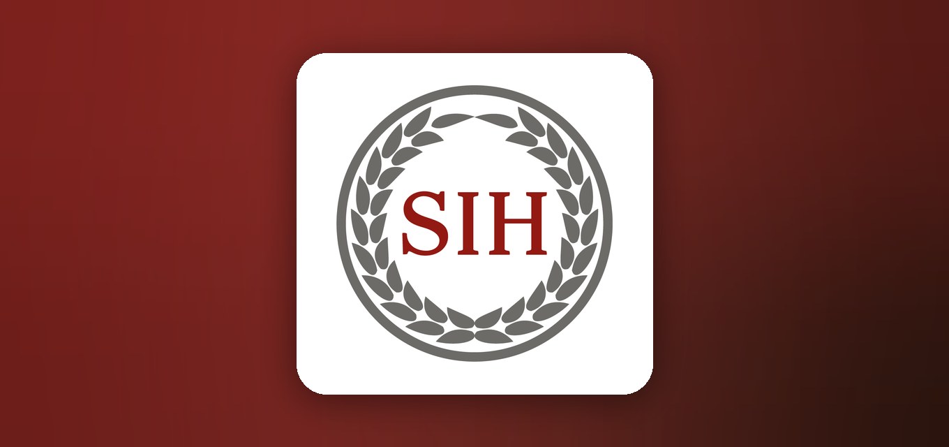 SIH Stockholms Internationella Handelsskola logotype, the Swedish vocational college issuing graduation certificates with TRUE