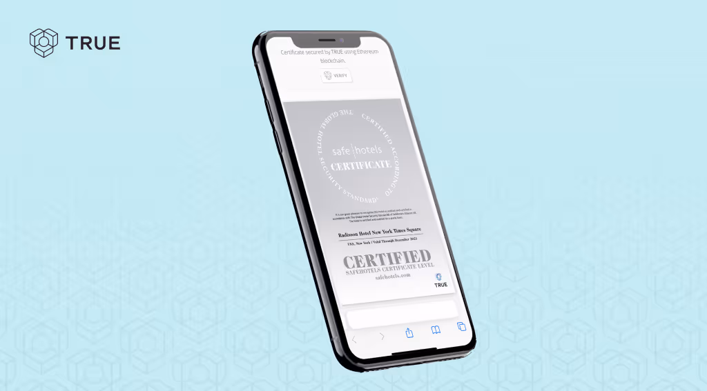 True certificate trueoriginal