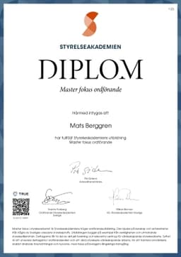 422813, Styrelseakademien