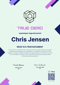 TRUE Request Demo, TRUE - Original