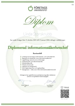 Diplom, Företagsuniversitetet