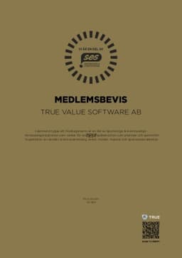 SES - Medlemsbevis, Gyllene Hjulet - SES
