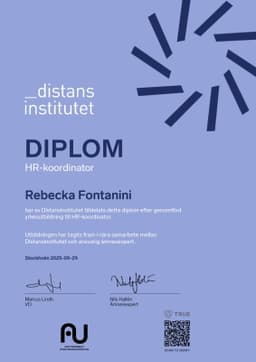 Diplom, Distansinstitutet Sverige AB