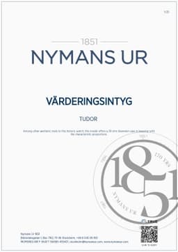 Värderingsintyg, Nymans Ur 1851