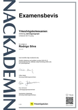 Examensbevis, Nackademin