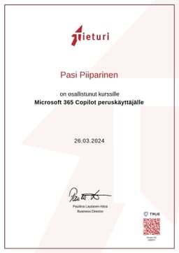 Diploma, Tieturi OY