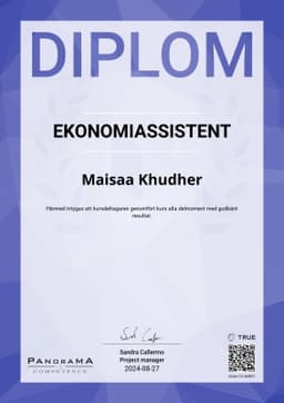 Diplom - ekonomiassistent - Copy, Keystone Education - EMG