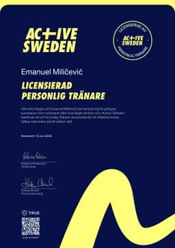Licensierad Personlig Tränare, Active Sweden -Friskvårdsföretagen