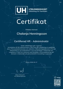 Certifikat, Education Online