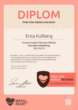 Diplom, Birth by Heart - Föda Utan Rädsla