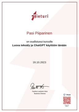 Diploma, Tieturi OY