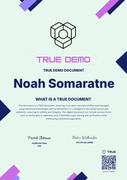 TRUE Request Demo, TRUE - Original