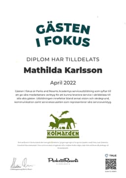 Kolmården - Gästen i fokus, Kolmården Djurpark